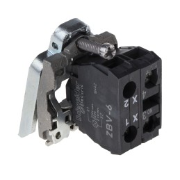 1 pcs - Schneider Electric Harmony XB4 Series Contact & Light Block, 250V, SPST