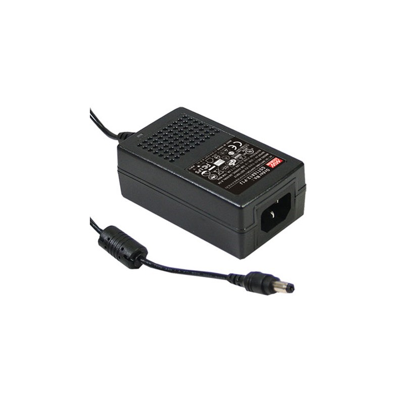 1 pcs - MEAN WELL 18W Power Brick AC/DC Adapter 24V dc Output, 0 - 0.75A Output