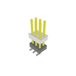 10 pcs : HW-03-09-F-D-390-SM-A - Board to Board & Mezzanine Connectors High Temperature Flexible Board Stacking Header, 0.100' P