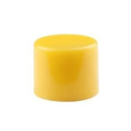 10 pcs : AT442E - Switch Bezels / Switch Caps .394' Dia Yellow Cap For EB, MB2 & MB20