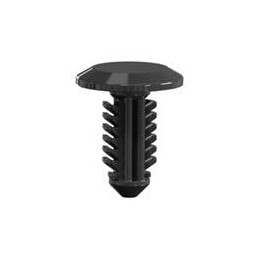 10 pcs : BPF-A414 - Screws & Fasteners Rivet,Barbed,Black,.185 in Hole, Rivet,Barbed,Black