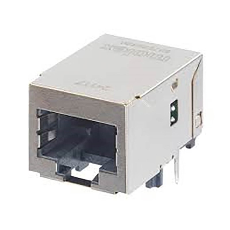 1 pcs - Molex 93753 Series Female RJ45 Connector, Panel Mount