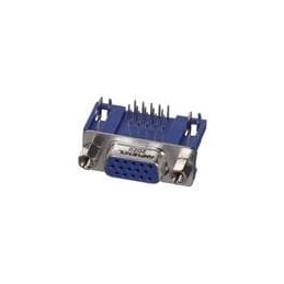 10 pcs : L77HDE15SD1CH4FVGA - D-Sub High Density Connectors D SUB R/A