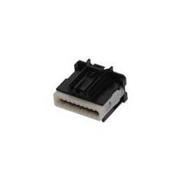 10 pcs : 34729-0200 - Automotive Connectors STAC64 RCPT 20 CKT BLK POL A