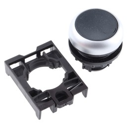 1 pcs - Eaton RMQ Titan M22 Series Black Maintained Push Button Head, 22mm Cutout, IP69K
