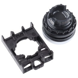 1 pcs - Eaton RMQ Titan M22 Series Black Maintained Push Button Head, 22mm Cutout, IP69K