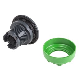 1 pcs - Schneider Electric Harmony ZB5 Series White Momentary Push Button Head, 30mm Cutout, IP66, IP67, IP69K