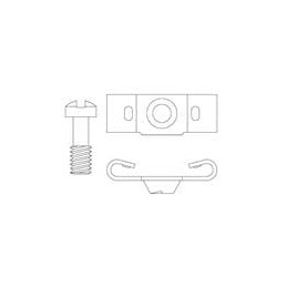 10 pcs : 160-000-001R031 - D-Sub Tools & Hardware 4-40 MALE SCREWLOCK W/SLIP ON RETAINER