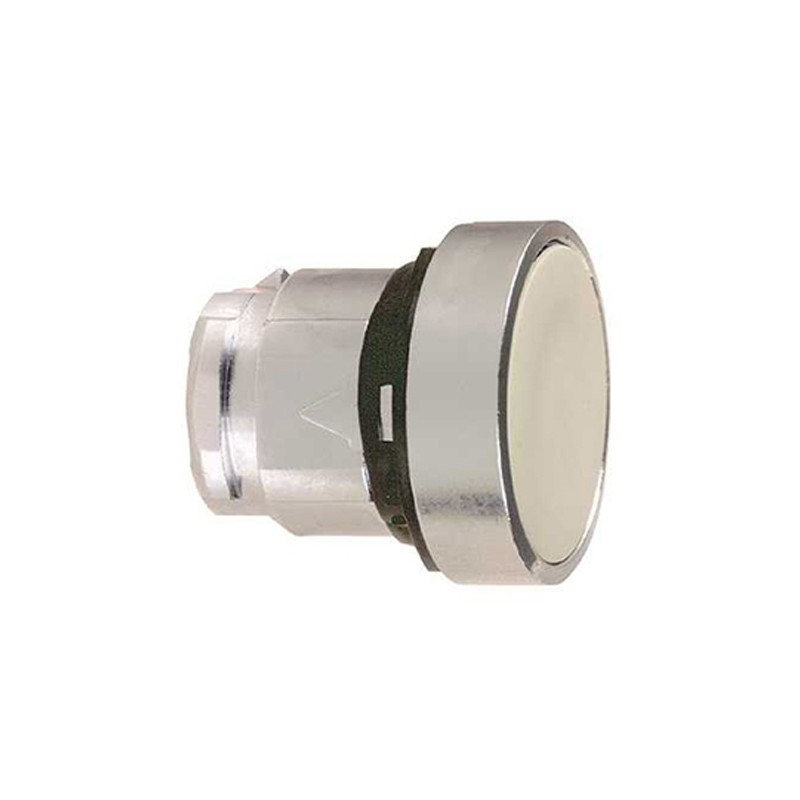 1 pcs - Schneider Electric Harmony XB4 Series Grey Momentary Push Button Head, 22mm Cutout, IP66, IP67, IP69K