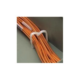 10 pcs : VWS106-C - Cable Mounting & Accessories FIBER SADDLE VERT 1.06 WHITE