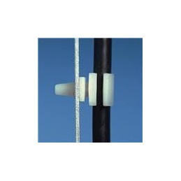 10 pcs : PMCC38H25-C - Cable Mounting & Accessories Cord Clip Push Mount .38 (9.7mm) Bund