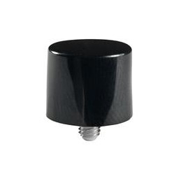 10 pcs : AT414A - Switch Bezels / Switch Caps .520' RND BLK CAP