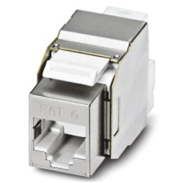 1 pcs - Phoenix Contact, VS-08-BU-RJ45-6/KA/LSA RJ45 Socket Insert for use with PCB Assembly