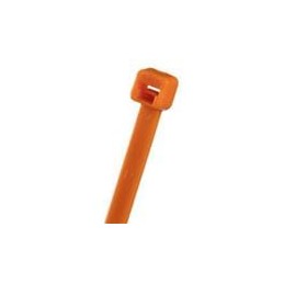 10 pcs : PLT4S-C3 - Cable Ties Cable Tie, 14.5L Std NYL Orange