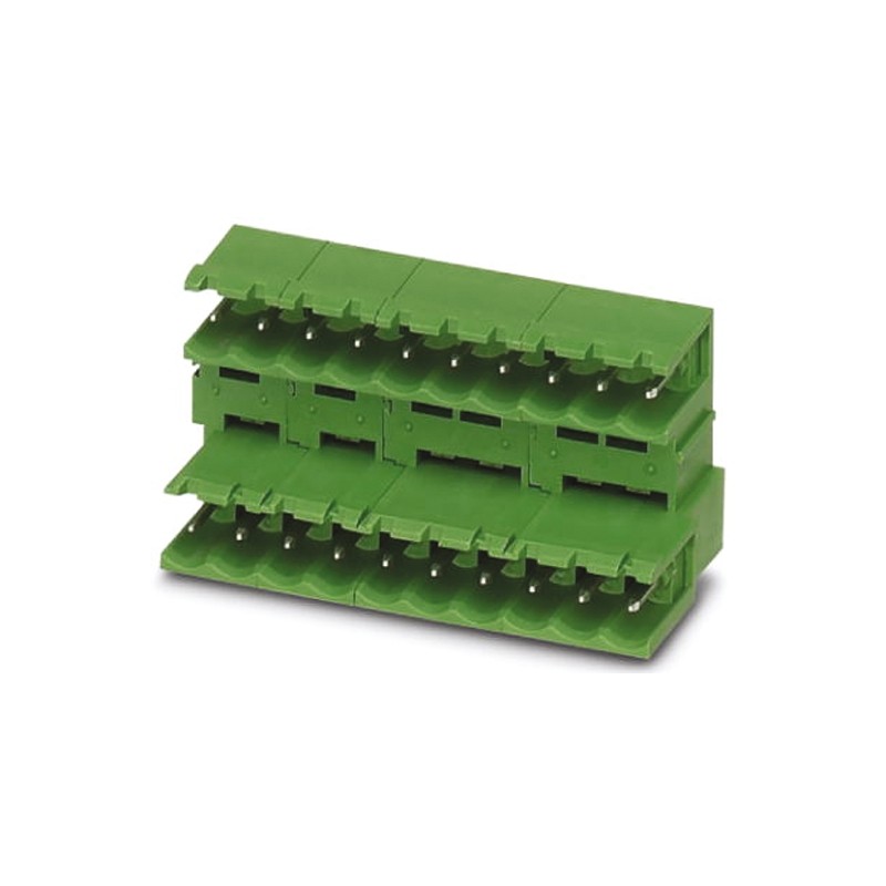 1 pcs - Phoenix Contact 5.08mm Pitch 3 Way Right Angle Pluggable Terminal Block, Header, Solder Termination