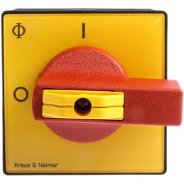 1 pcs - Kraus & Naimer 3P Pole Isolator Switch - 20A Maximum Current, 5.5kW Power Rating, IP65