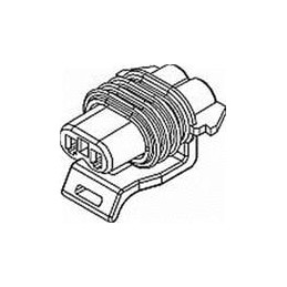 10 pcs : 15487356 - Automotive Connectors ASM CON 2 F M/P 150 BLK SLD