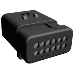 1 pcs - TE Connectivity, AMPSEAL 16 Automotive Connector Plug 12 Way