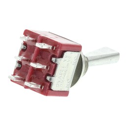 1 pcs - RS PRO Toggle Switch, Panel Mount, On-(On), DPDT, Solder Terminal