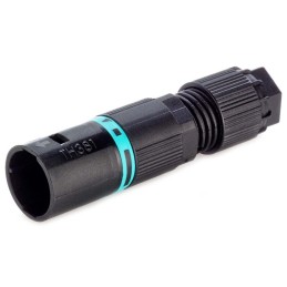 1 pcs - RS PRO Tee Plug, 2-Pole, Male, 1-Way, Cable Mount, 10A, IP68