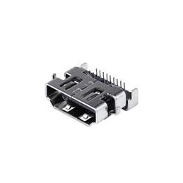 10 pcs : HD07-19-RVS-MSMT-TR - HDMI, Displayport & DVI Connectors