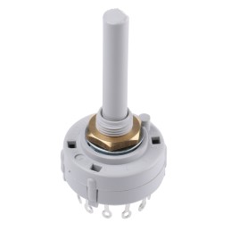 1 pcs - Lorlin, 3 Position 4PST Rotary Switch, 150 mA@ 250 V ac, Solder Tab