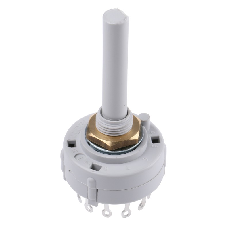 1 pcs - Lorlin, 3 Position 4PST Rotary Switch, 150 mA@ 250 V ac, Solder Tab