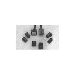 10 pcs : 1-344276-1 - Automotive Connectors 2 WAY REC. HSG. NBR. SEALECONO