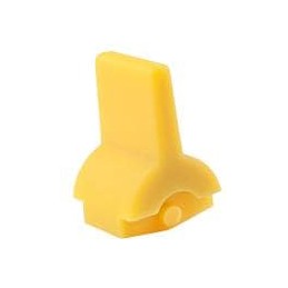 10 pcs : AT4151E - Switch Fixings .450' WIDE YEL PADDL CAP FOR M & M2T