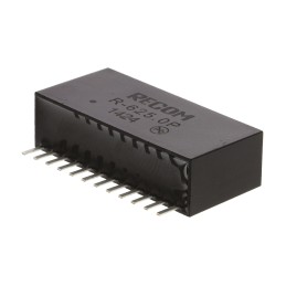 1 pcs - Recom R-6 DC-DC Converter, 5V dc/ 2A Output, 9 - 32 V dc Input, 18W, Through Hole, +85°C Max Temp -40°C Min Temp