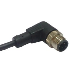 1 pcs - RS PRO Right Angle Male 4 way M12 to Unterminated Sensor Actuator Cable, 2m