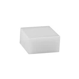 10 pcs : AT4059B - Switch Bezels / Switch Caps .472' SQ CAP WHT GLS