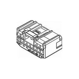 10 pcs : 15317577 - Automotive Connectors CONN 13 F 090 II NAT
