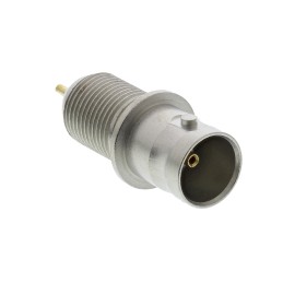 1 pcs - Telegartner, jack Panel Mount BNC Connector, 75Ω, Solder Termination, Straight Body