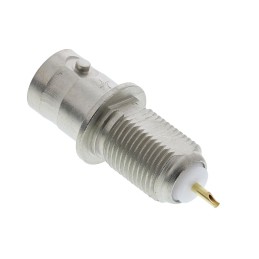 1 pcs - Telegartner, jack Panel Mount BNC Connector, 75Ω, Solder Termination, Straight Body