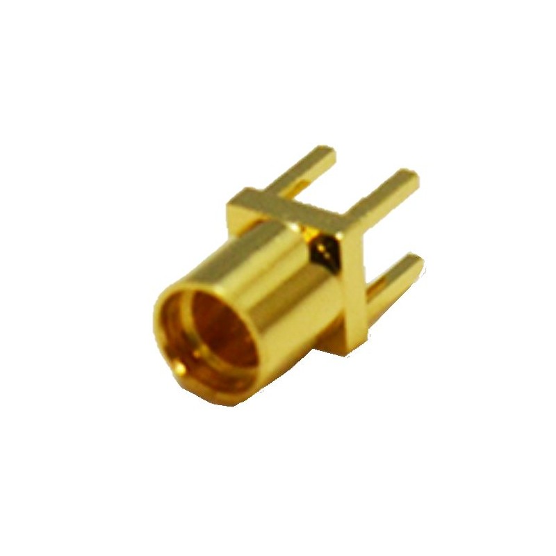 1 pcs - Hirose MMCX Series, jack Through Hole MMCX Connector, 50Ω, Solder Termination, Straight Body