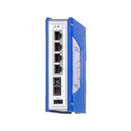 1 pcs - Hirschmann DIN Rail Mount Unmanaged Ethernet Switch, 4 RJ45 Ports, 100Mbit/s Transmission, 9.6 - 32V dc