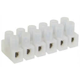 1 pcs - TE Connectivity Terminal Strip, 6-Way, 30A, 26 - 12 AWG Wire, Screw Termination