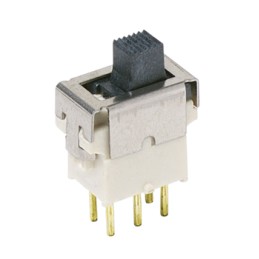 1 pcs - C & K IP57 Surface Mount Slide Switch SPST Latching 0.4VA Slide