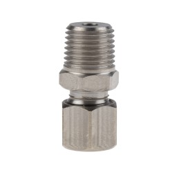 1 pcs - RS PRO In-Line Thermocouple Compression Fitting for Use with Thermocouple, 1/4 BSPT, 4mm Probe