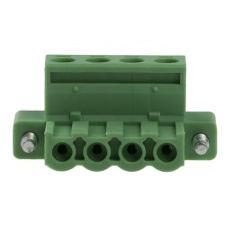 1 pcs - Phoenix Contact 5.08mm Pitch 4 Way Pluggable Terminal Block, Plug, Plug-In, Screw Termination