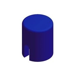 10 pcs : KTSC-62B - Switch Bezels / Switch Caps 6X6 RND BLUE CAP