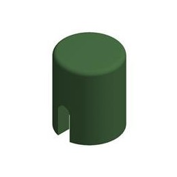 10 pcs : KTSC-62G - Switch Bezels / Switch Caps 6X6 RND GRN CAP