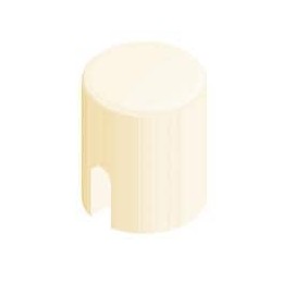 10 pcs : KTSC-62I - Switch Bezels / Switch Caps 6X6 RND IVORY CAP