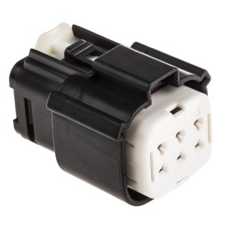 1 pcs - Molex, MX150L Female Connector Housing, 5.84mm Pitch, 6 Way, 2 Row