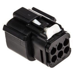 1 pcs - Molex, MX150L Female Connector Housing, 5.84mm Pitch, 6 Way, 2 Row