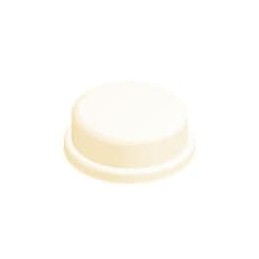 10 pcs : KTSC-22I - Switch Bezels / Switch Caps 12X12 RND IVORY CAP