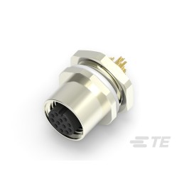 1 pcs - TE Connectivity Circular Connector, 12 Contacts, Front Mount, M12 Connector, Socket, Female, IP67