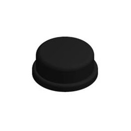 10 pcs : KTSC-22K - Switch Bezels / Switch Caps 12X12 RND BLK CAP