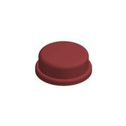 10 pcs : KTSC-22R - Switch Bezels / Switch Caps 12X12 RND RED CAP